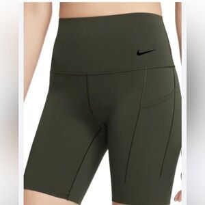 Nike Sage Green Biker Shorts